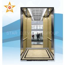 Вертикальный и декоративный пассажирский лифт с зеркальным травлением